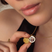 ASTLEY CLARKE SMALL POLARIS LOCKET NECKLACE