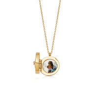 ASTLEY CLARKE SMALL POLARIS LOCKET NECKLACE