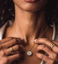 ASTLEY CLARKE SMALL POLARIS LOCKET NECKLACE
