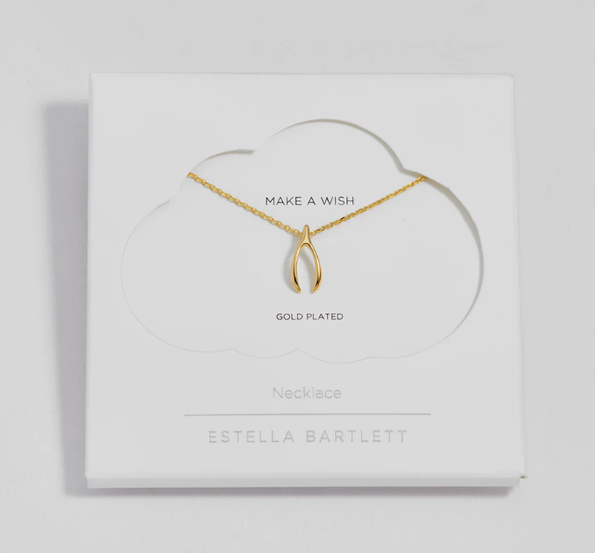 ESTELLA BARTLETT WISHBONE NECKLACE