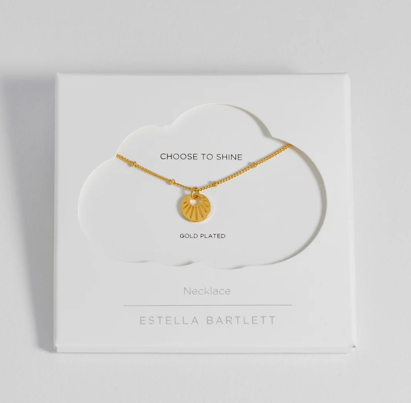 ESTELLA BARTLETT SUNBURST CUTOUT NECKLACE