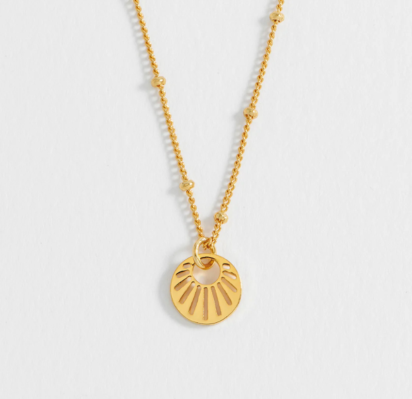 ESTELLA BARTLETT SUNBURST CUTOUT NECKLACE