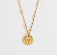 ESTELLA BARTLETT SUNBURST CUTOUT NECKLACE