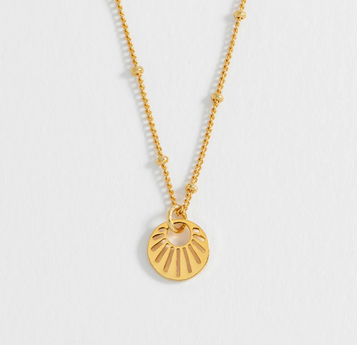 ESTELLA BARTLETT SUNBURST CUTOUT NECKLACE