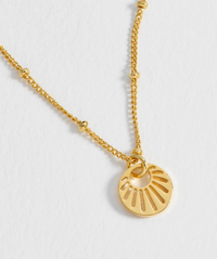 ESTELLA BARTLETT SUNBURST CUTOUT NECKLACE