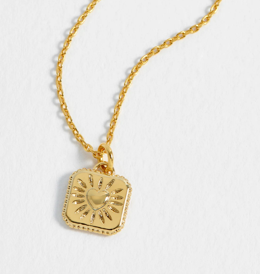 ESTELLA BARTLETT HEART TABLET NECKLACE
