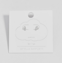 ESTELLA BARTLETT CZ TEAR DROP STUD EARRINGS