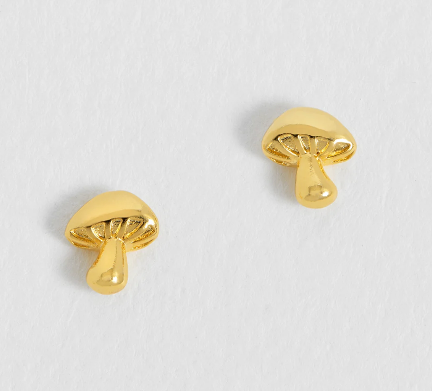 ESTELLA BARTLETT MUSHROOM STUD EARRINGS