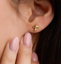 ESTELLA BARTLETT MUSHROOM STUD EARRINGS