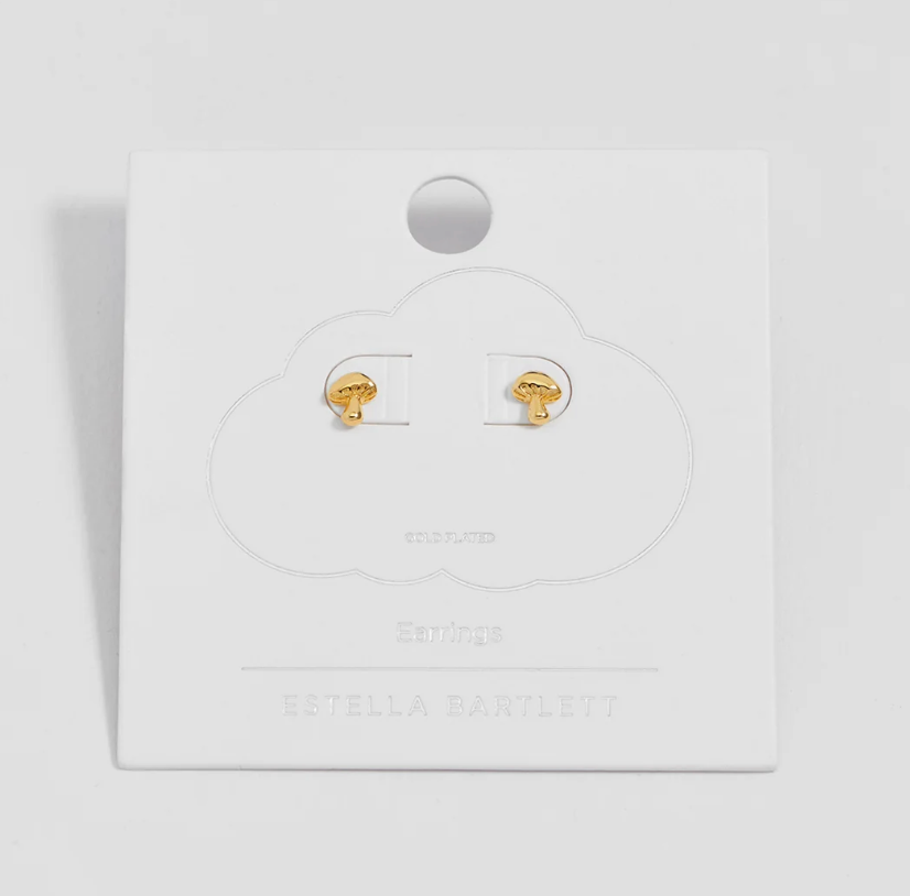 ESTELLA BARTLETT MUSHROOM STUD EARRINGS