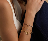 ESTELLA BARTLETT CZ MOON & STARS BRACELET