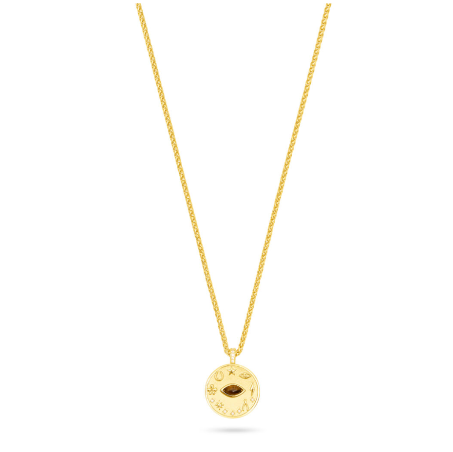 TALIS CHAINS EVIL EYE LUCKY AMULET PENDANT NECKLACE