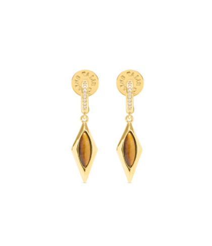 TALIS CHAINS OVAL KITE DROP EARRINGS