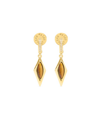 TALIS CHAINS OVAL KITE DROP EARRINGS