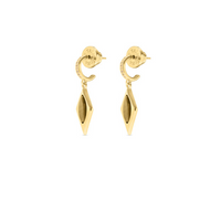 TALIS CHAINS OVAL KITE DROP EARRINGS