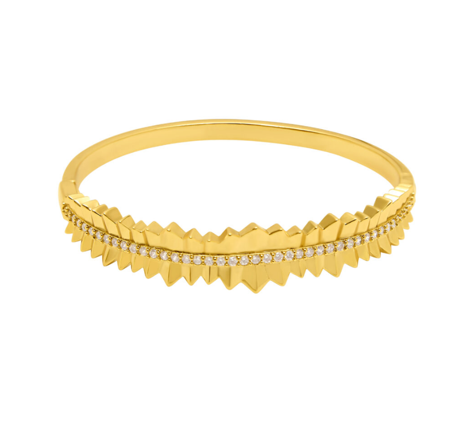 TALIS CHAINS FEATHER CUFF