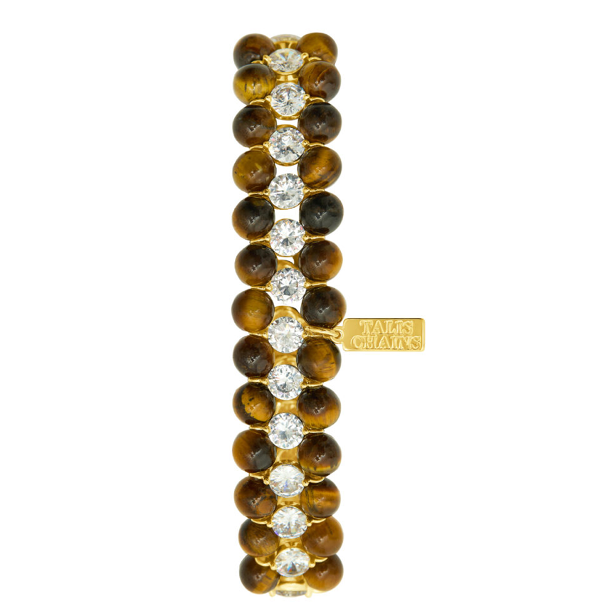 TALIS CHAINS TIGER'S EYE ALABAMA BRACELET