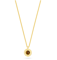 TALIS CHAINS TIGER'S EYE ZODIAC PENDANT NECKLACE