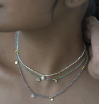 SHANA GULATI MARGOT LABRADORITE BEADED NECKLACE