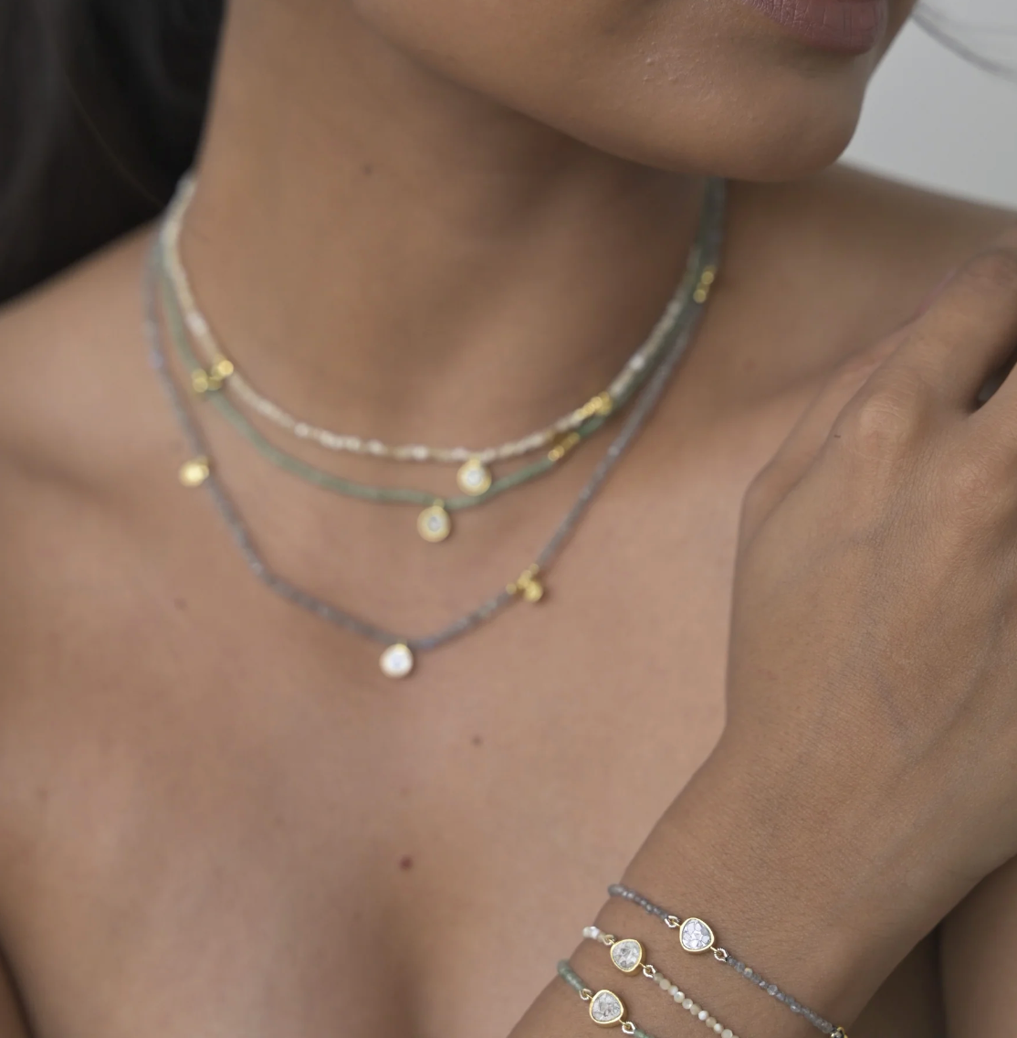 SHANA GULATI JANIZA BEADED BRACELET
