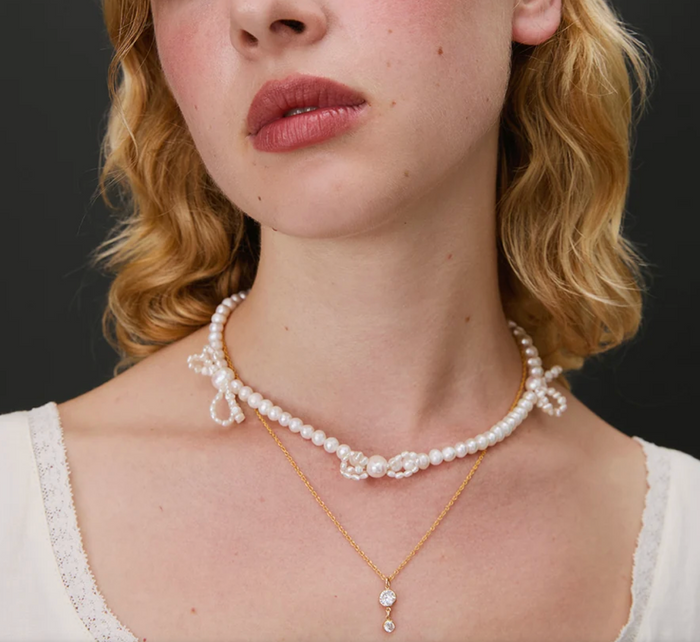 MARGAUX STUDIOS DAUPHIN PEARL NECKLACE