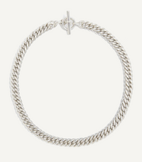 TILLY SVEAAS SILVER CURB LINK CHOKER