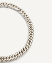 TILLY SVEAAS SILVER CURB LINK CHOKER