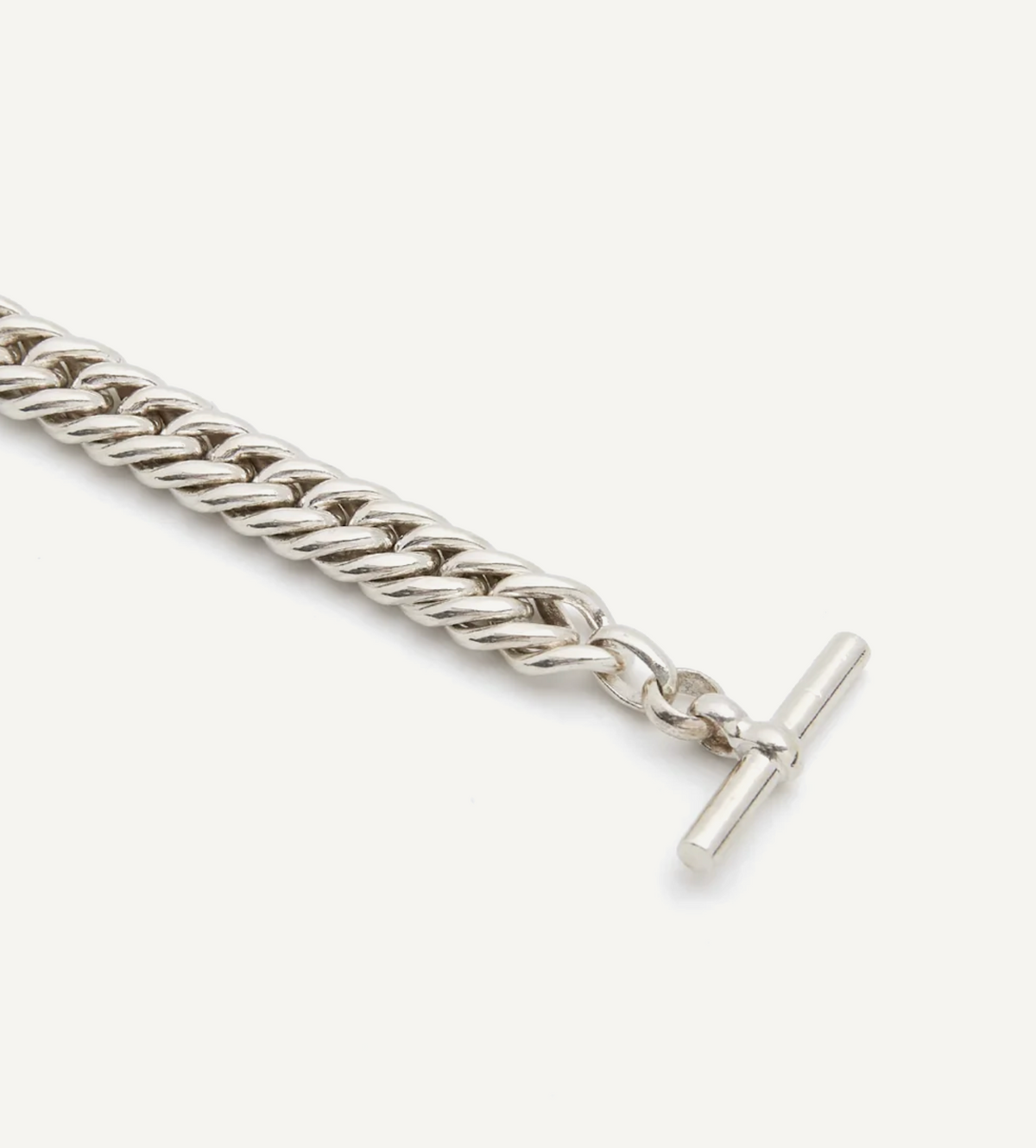 TILLY SVEAAS SILVER CURB LINK CHOKER