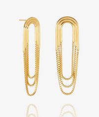RACHEL JACKSON INTO THE GROOVE DRAPE EARRINGS