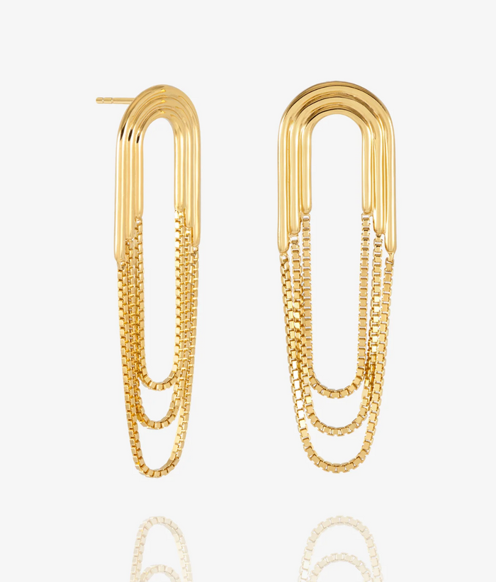 RACHEL JACKSON INTO THE GROOVE DRAPE EARRINGS