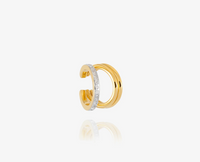 RACHEL JACKSON INTO THE GROOVE WHITE SAPPHIRE EAR CUFF