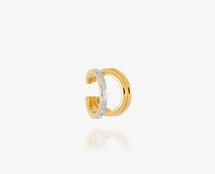 RACHEL JACKSON INTO THE GROOVE WHITE SAPPHIRE EAR CUFF