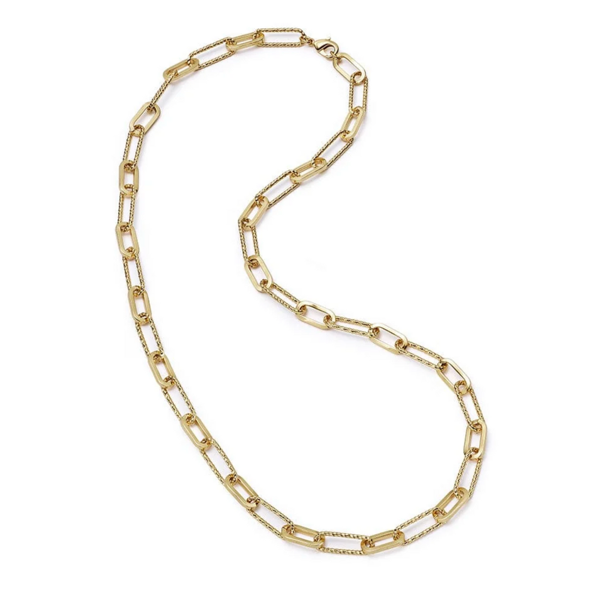DAISY LONDON POLLY PAPERCLIP CHAIN NECKLACE