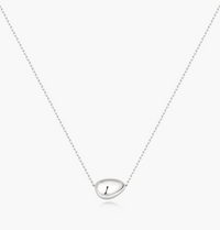 ANIA HAIE SILVER ORGANIC DOME PEBBLE NECKLACE