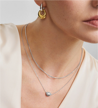 ANIA HAIE SILVER ORGANIC DOME PEBBLE NECKLACE