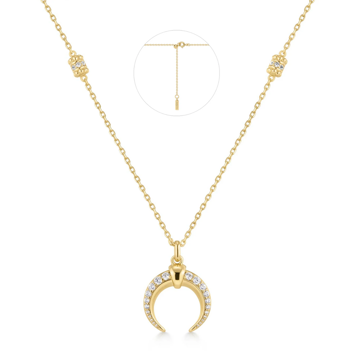 ANIA HAIE REVERSIBLE HORN NECKLACE