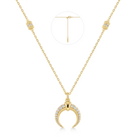 ANIA HAIE REVERSIBLE HORN NECKLACE
