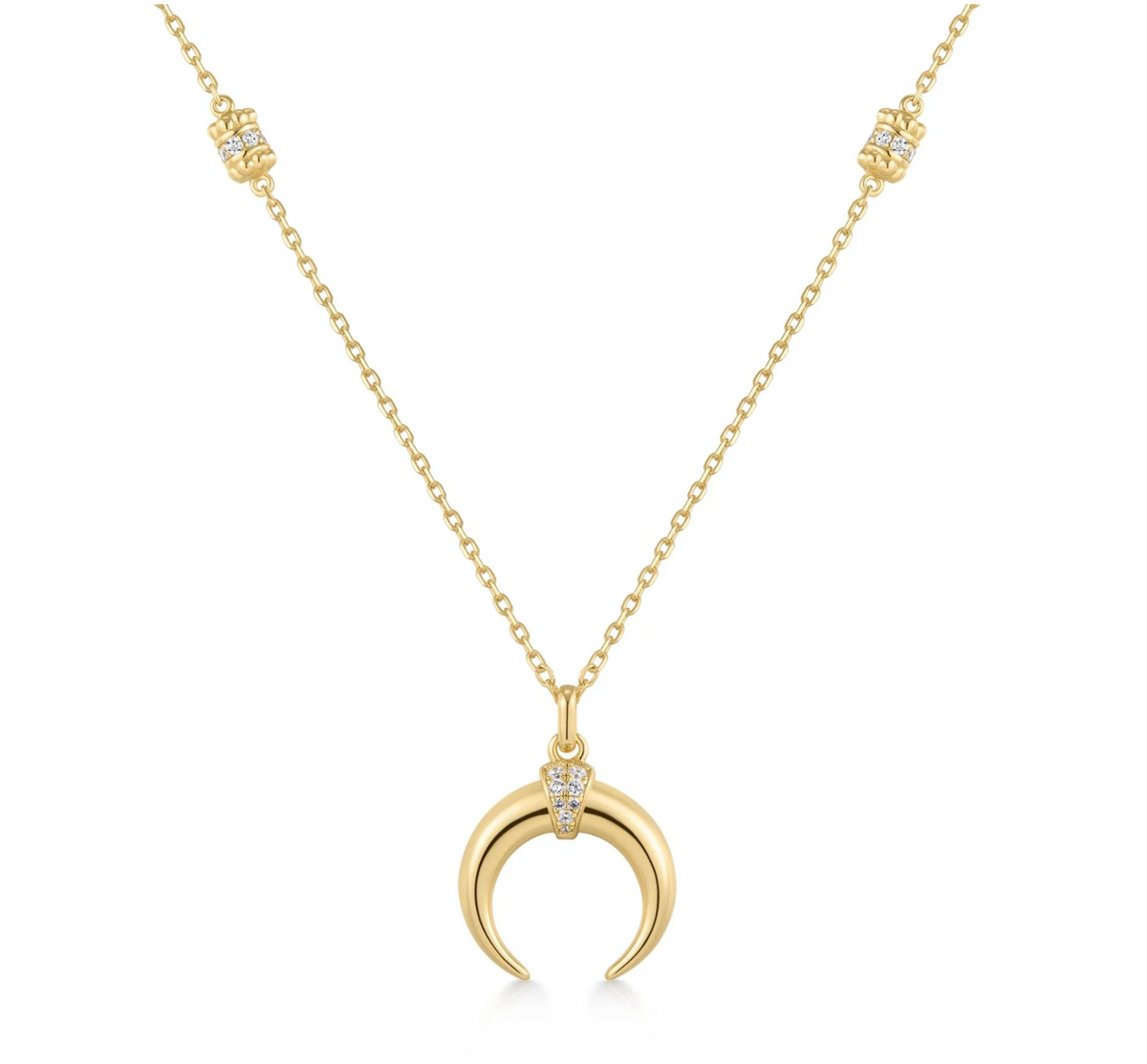 ANIA HAIE REVERSIBLE HORN NECKLACE
