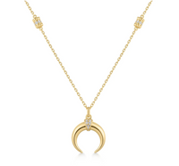ANIA HAIE REVERSIBLE HORN NECKLACE