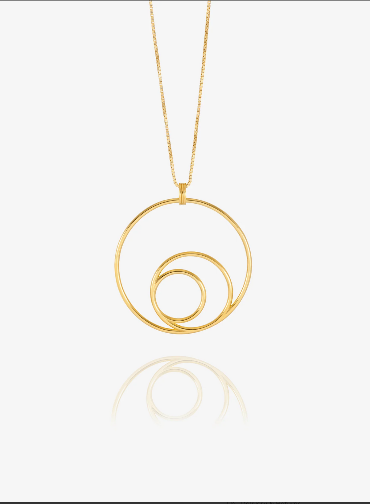 RACHEL JACKSON STATEMENT SWIRL NECKLACE