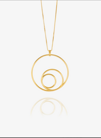 RACHEL JACKSON STATEMENT SWIRL NECKLACE