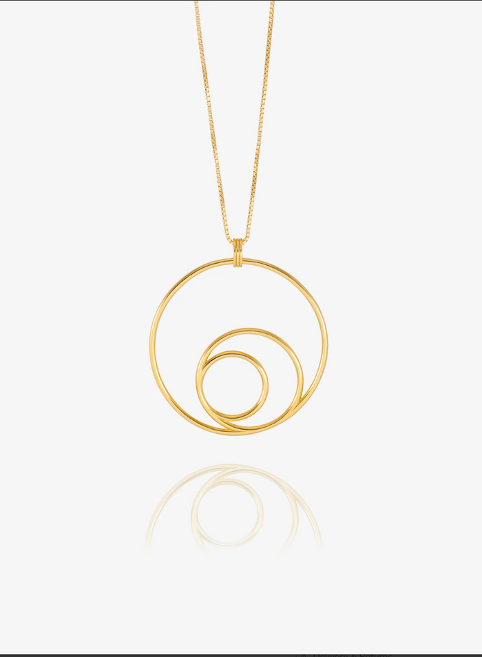 RACHEL JACKSON STATEMENT SWIRL NECKLACE