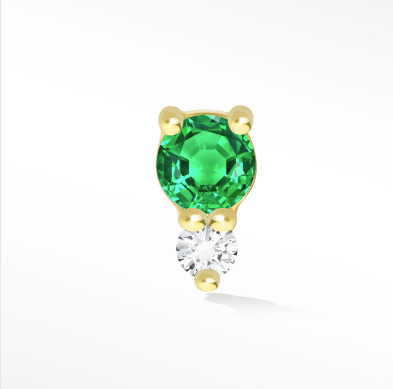 NINA WYNN TWIN STARS 14K GOLD