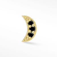 NINA WYNN DIAMOND MOON 14K GOLD