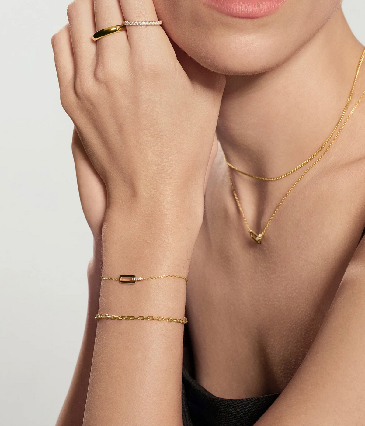 ANIA HAIE GLAM INTERLOCK BRACELET