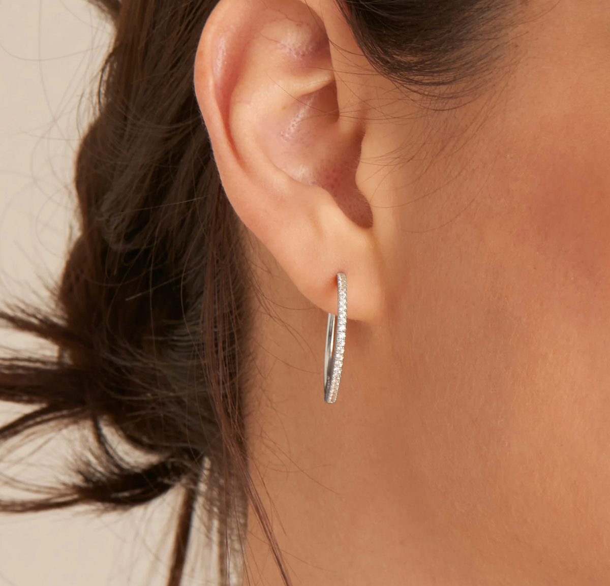 ANIA HAIE GLAM HOOP EARRINGS