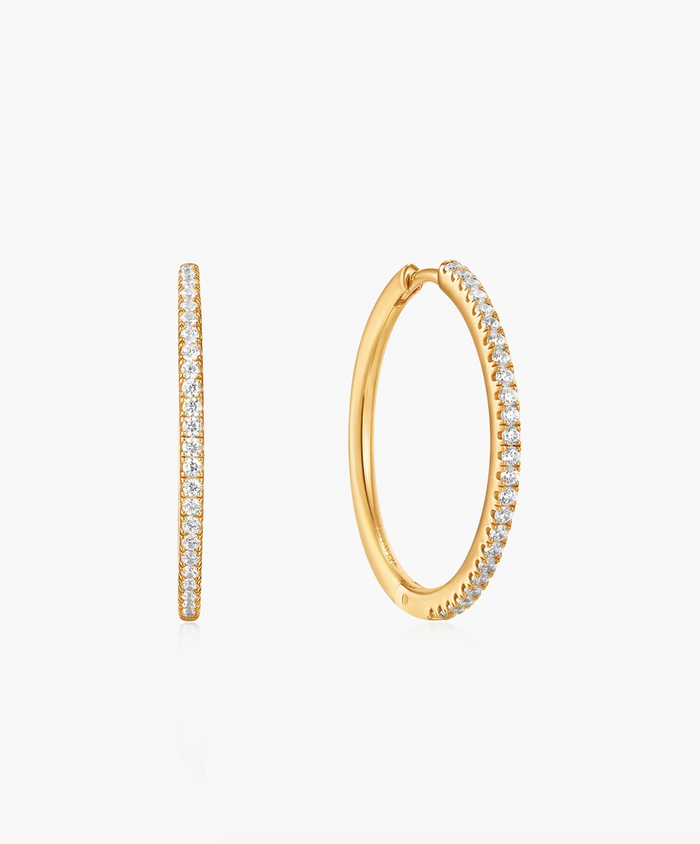 ANIA HAIE GLAM HOOP EARRINGS