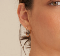 ANIA HAIE GLAM HOOP EARRINGS