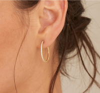 ANIA HAIE GLAM HOOP EARRINGS