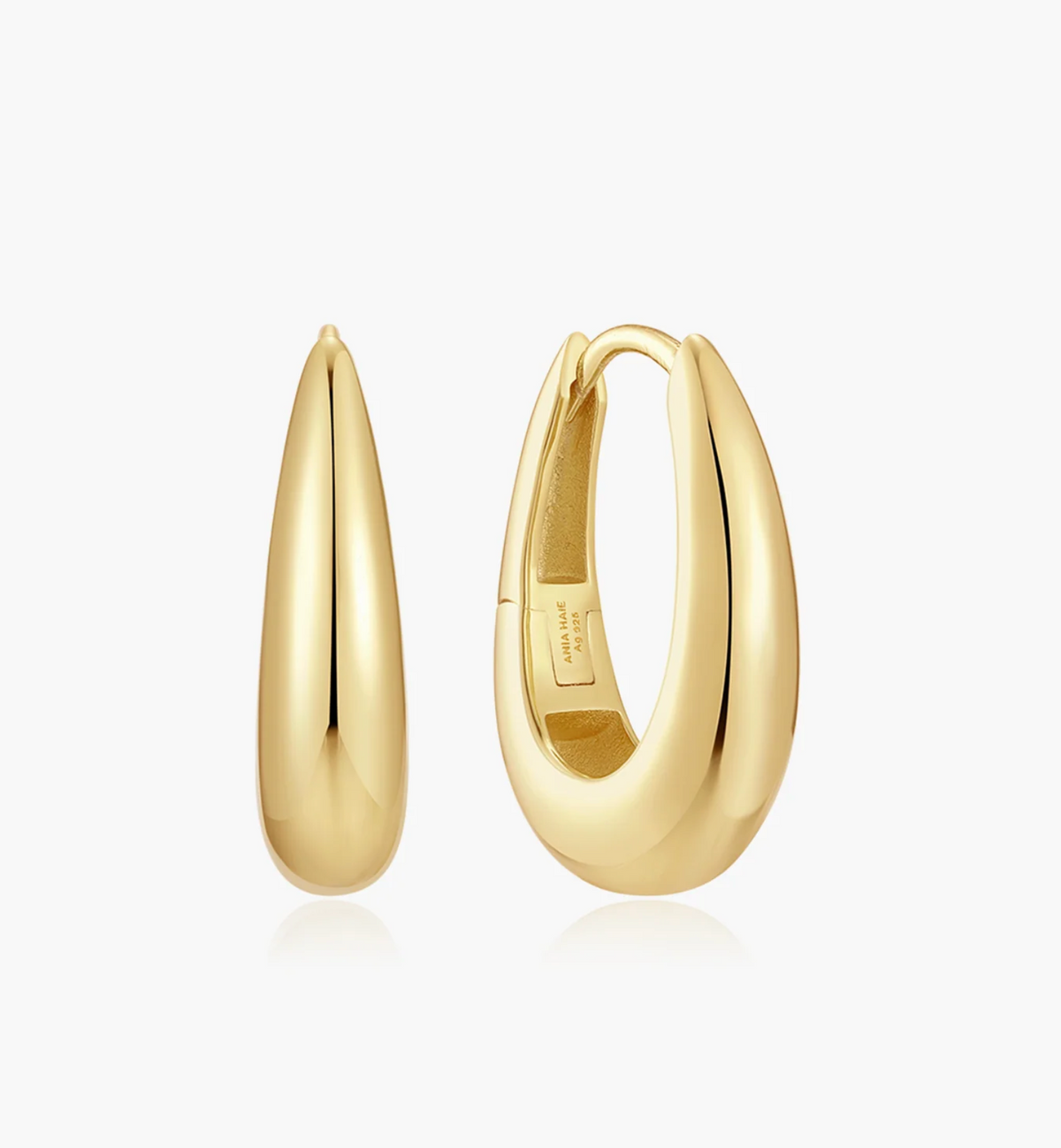 ANIA HAIE CLASSIC DOME HOOP EARRINGS